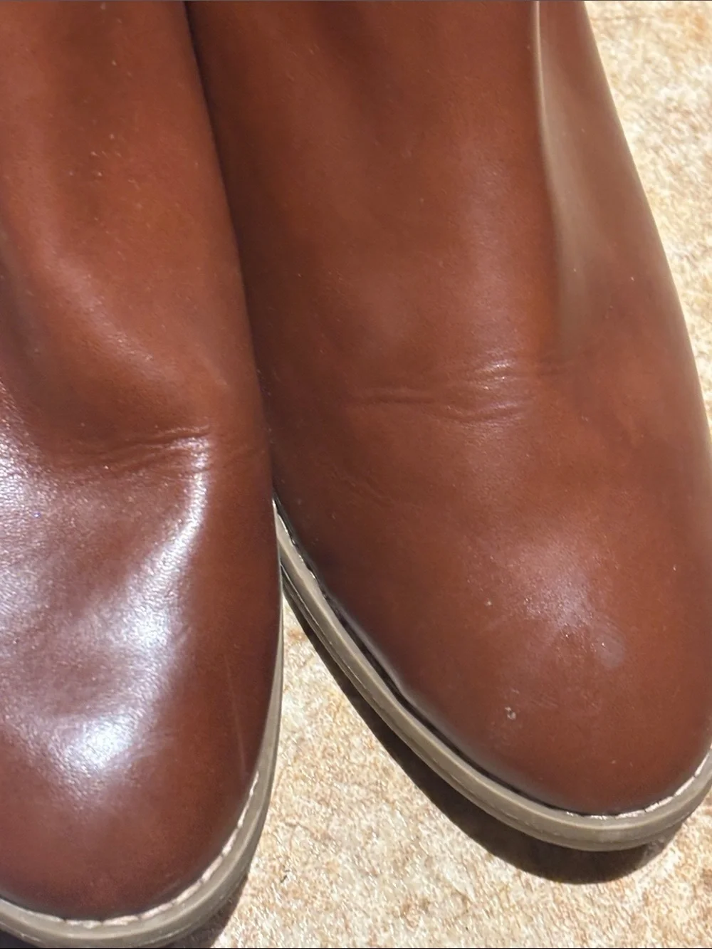 Universal thread Women’s Brown Slip-On Leather Shoes